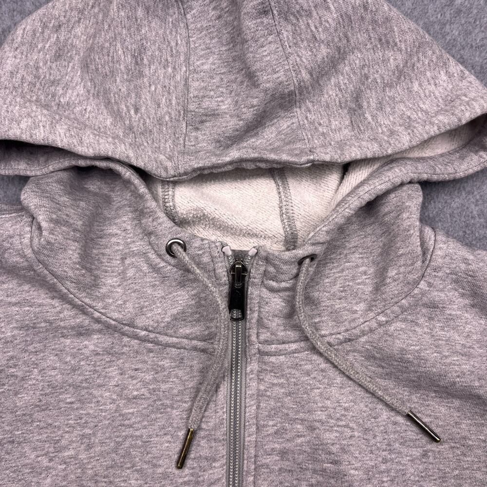 dickies full zip hoodie gray drawstring sweatshirt long sleeve womens 3x - Picture 3 of 8